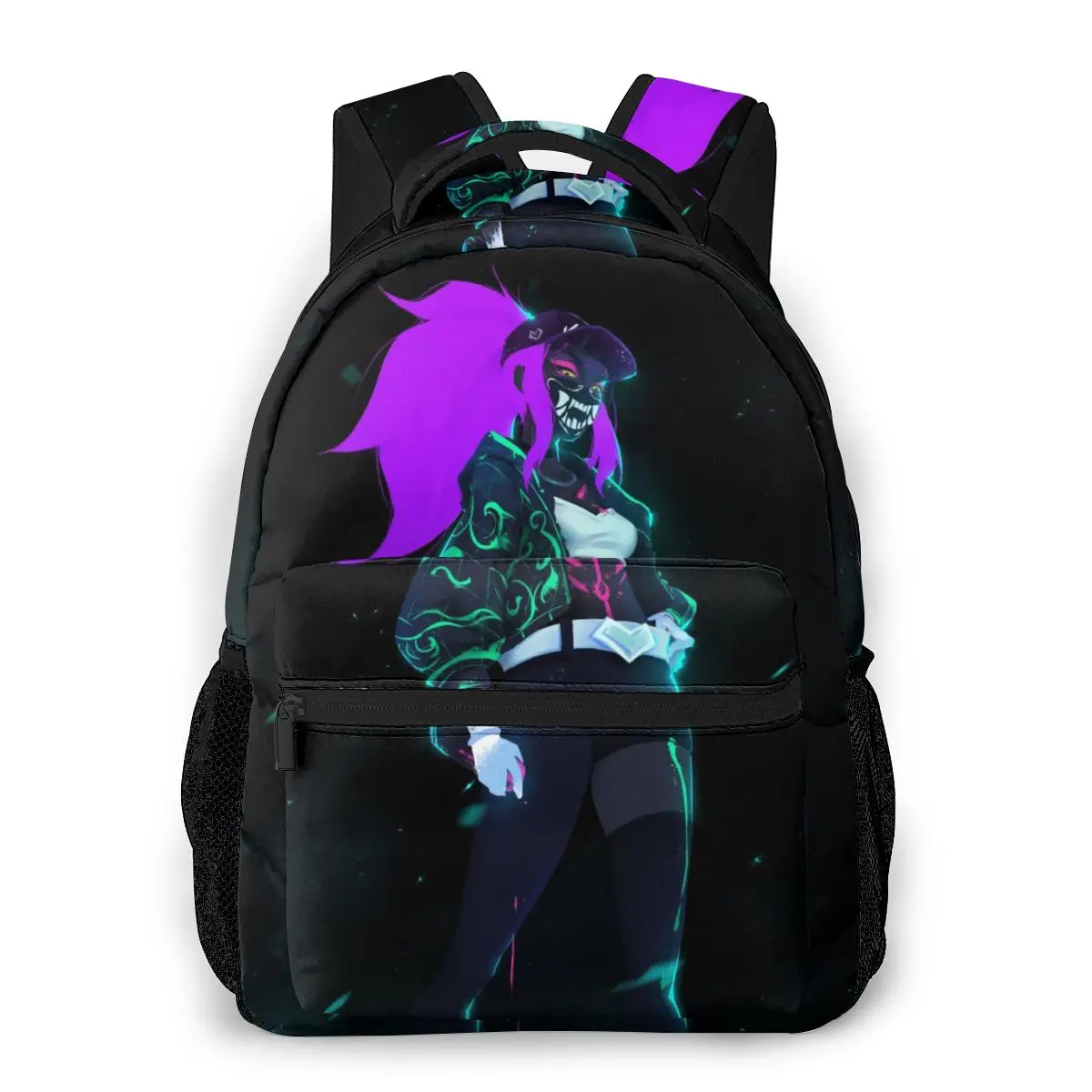 

Akali 8K New League Of Legends Backpack for Girls Boys Travel RucksackBackpacks for Teenage school bag