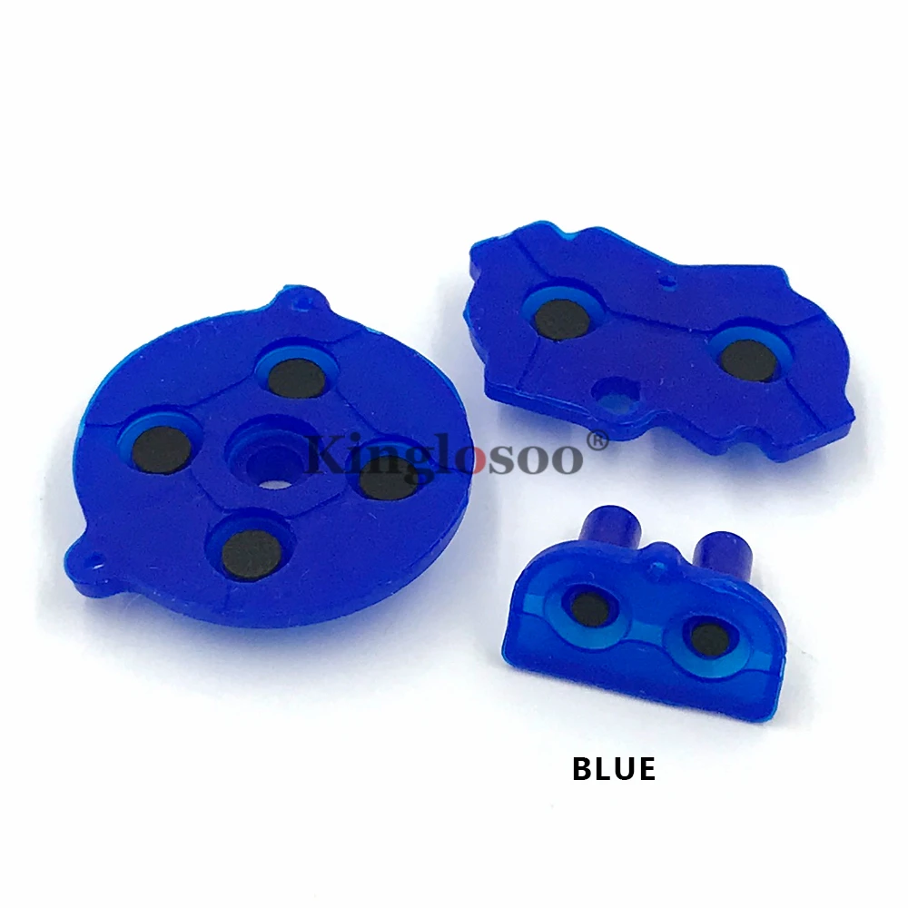 Juego de botones de silicona, almohadilla de goma conductora AB select, almohadilla de Inicio D para consola GameBoy Advance GBA, 50 Uds.