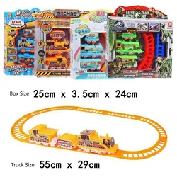 Electric Powered Truck Train Model Educational Block Building Toy