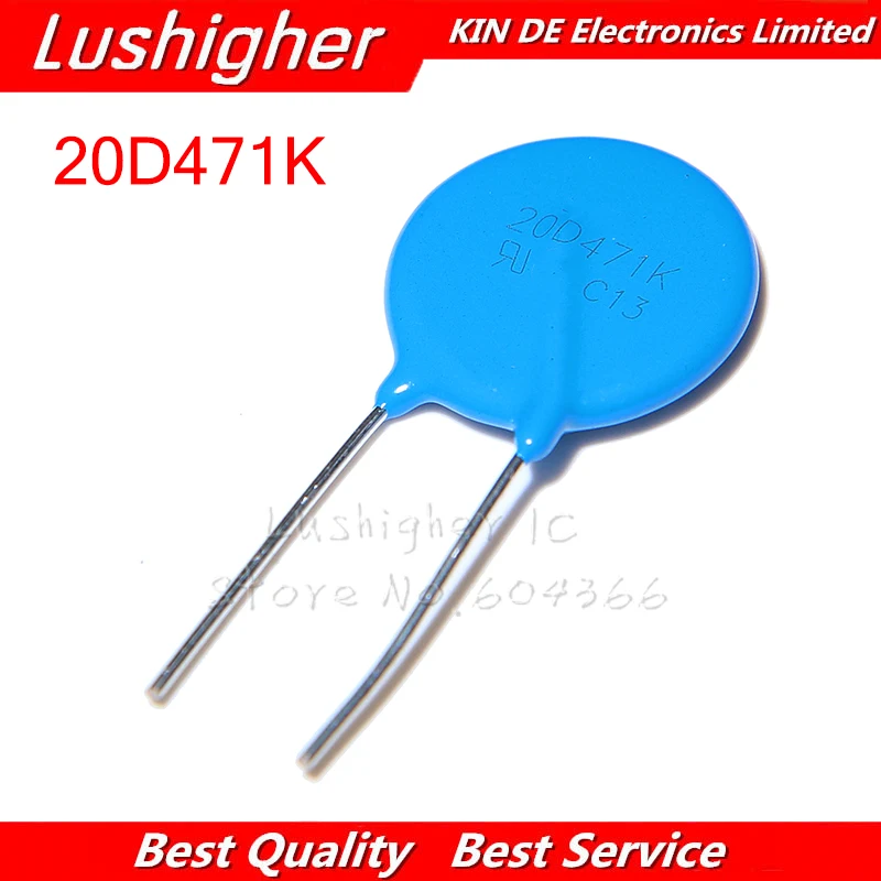 5 Pcs Varistor 20D221K 220V Piffle 20D221