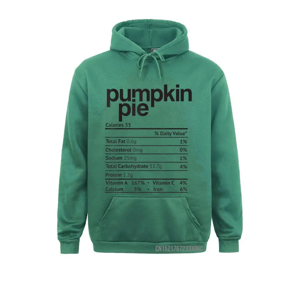 Pumpkin Pie Nutrition Facts Funny Thanksgiving Christmas Hoodie 2021 Men Hoodies Vintage Sweatshirts Comfortable Clothes