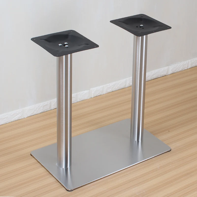 Stainless Steel Double Tube Table Legs Basement