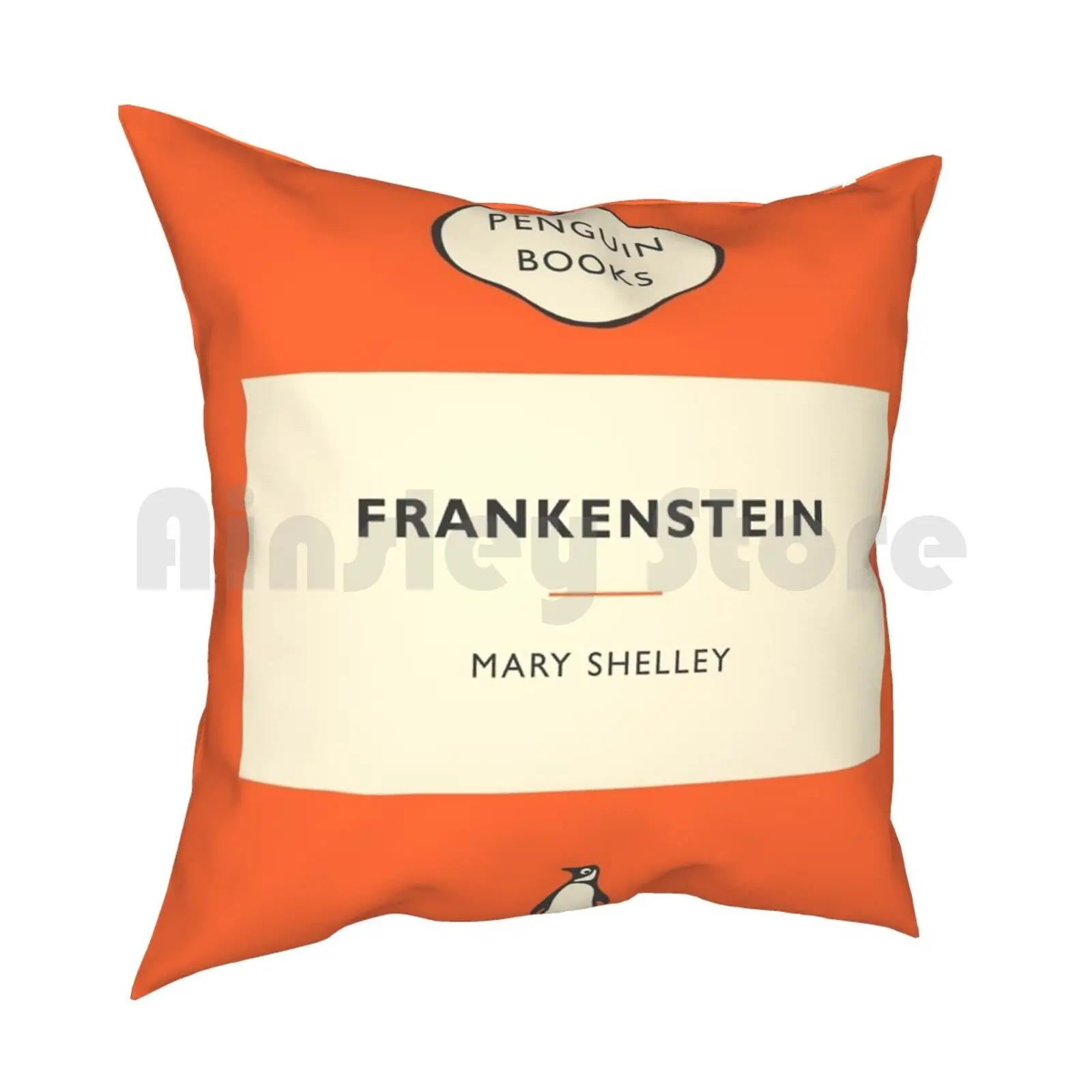 Penguin Book Frankenstein Pillow Case Printed Home Soft Throw Pillow Penguin Book Frankenstein Penguin Book Frankenstein