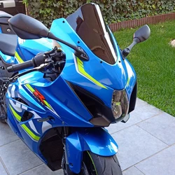 Motorcycle Windshield Windscreen For 2017 2018 2019 2020 2021 Suzuki GSX-R1000 GSXR1000 GSX-R GSXR 1000 K17 L7 Smoke Iridium