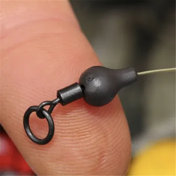 Accessori per la pesca alla carpa 0.42g Girevole al tungsteno Chod Perline Gancio Kicker Rig End Tackle Cambia zavorra per impianti di perforazione per capelli