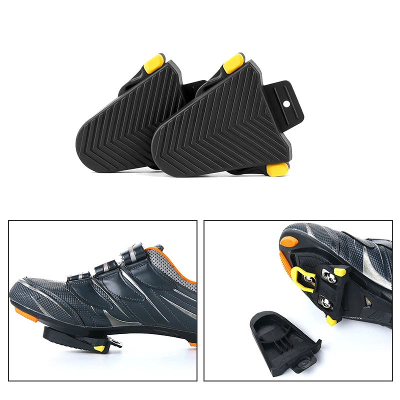 1Pair Quick Release Bike SPD-SL Cleats Cycling Shoes Pedal Rubber Cleat Cover For Shimano Protect Bicycle Parts For Out Cycling