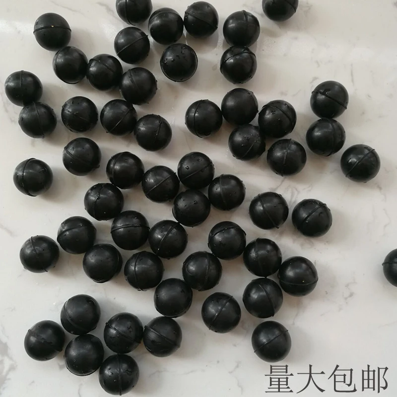 100PCS Diameter 5mm 6mm 8mm 9mm 12.7mm NBR rubber ball nitrile rubber sealing rubber ball rubber NBR ball have small mold line