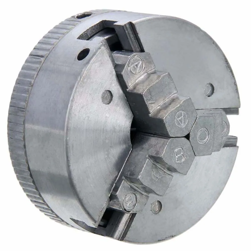 Imagem -05 - Mini Zinc Alloy Drill Chuck Metal Self-centering Manual 3-jaw Lathe Chuck Clamp com Chuck Key para Cnc Lathe Machine Tool Z011
