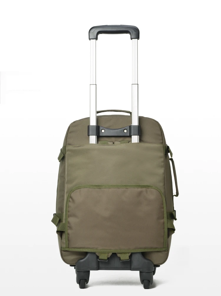 Imagem -06 - Trolley de Viagem para Homens e Mulheres Oxford Rolling Backpack Wheeled Bags Rolling Wheels Bagagem Mala