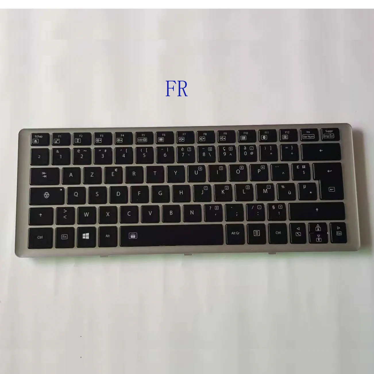 Teclado LA FR UI para Gigabyte P34G V2 P34F V5 P34W V3 P34K V3 U2442D U2442F U2442S U2442T U2442V U24F U24T P34