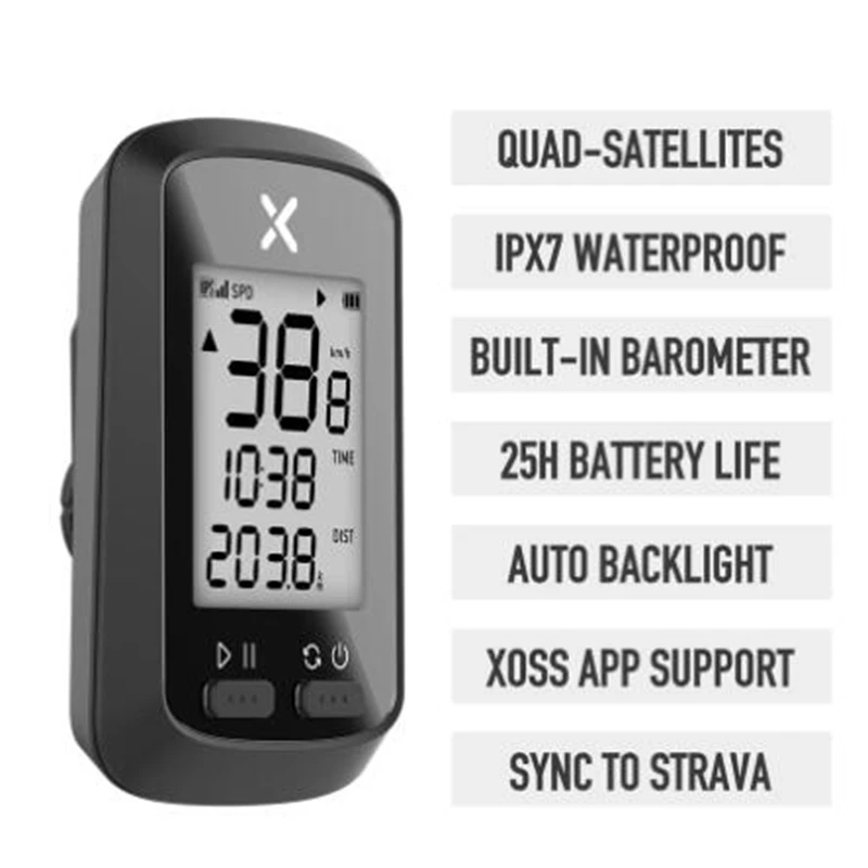 XOSS G/G + GPS bezprzewodowy prędkościomierz rower szosowy MTB rower Bluetooth ANT + z kadencją komputer rowerowy zamiast Garmin IGPS