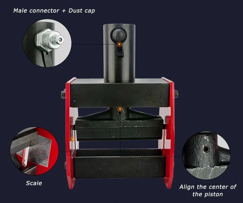 30T Hydraulic Copper Busbar Bending Machine Bender 3-12m Thickness Bus bar Bender CB-150D Bending Tool