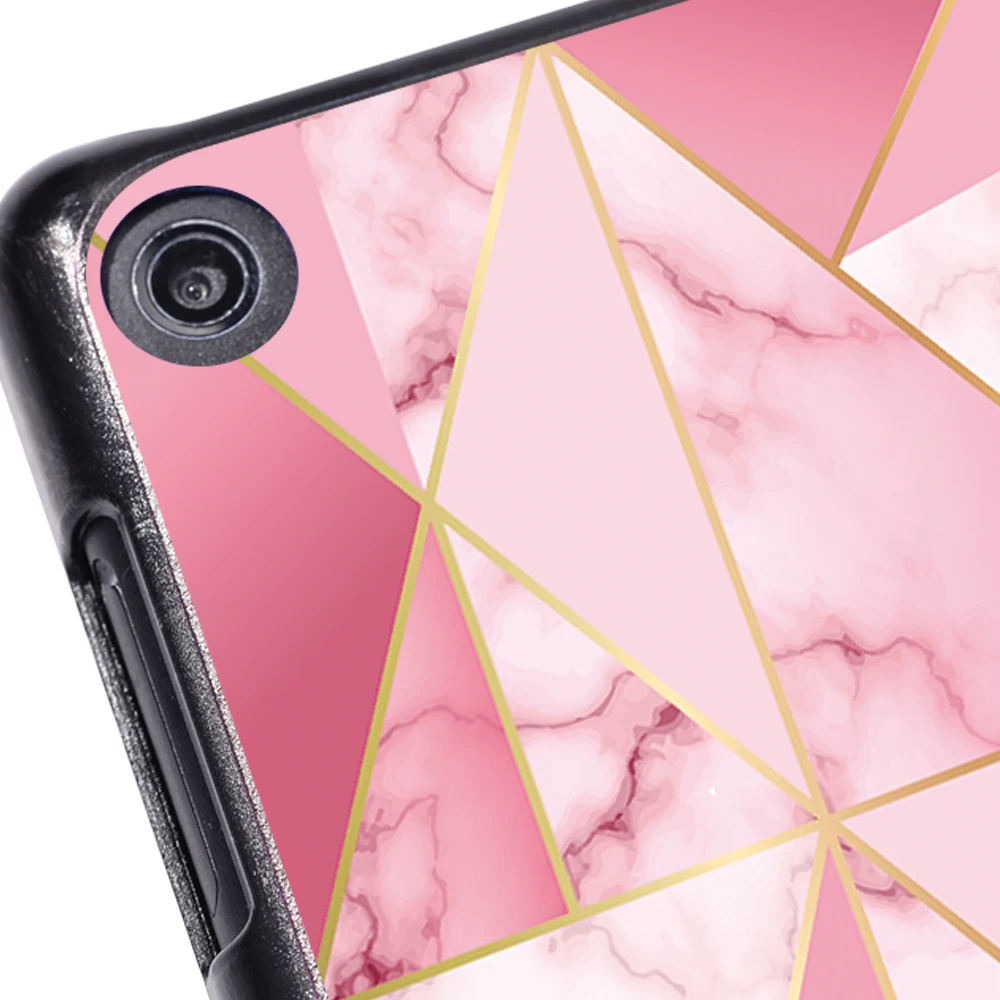 For Amazon Fire HD10 5th 2015/7th 2017/7th 2019 Case Shockproof Shape Printing Plastic Ultra-thin Tablet Hard Back Shell