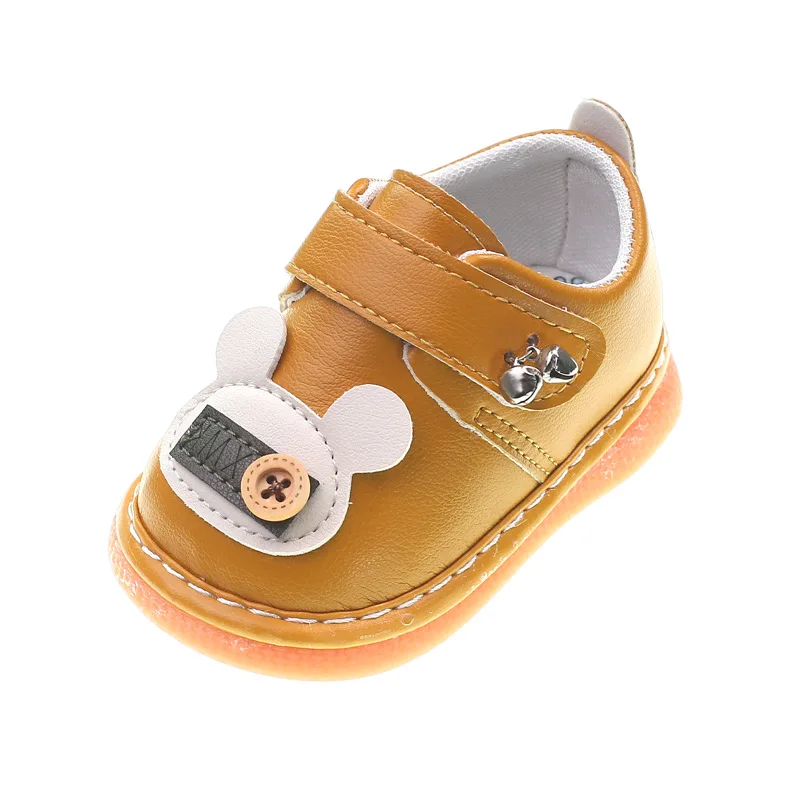 Newborn Baby Shoes Classic Stripe Leather Boy Girl Shoes Multicolor Toddler Rubber Sole Anti-slip First Walkers Infant Moccasins