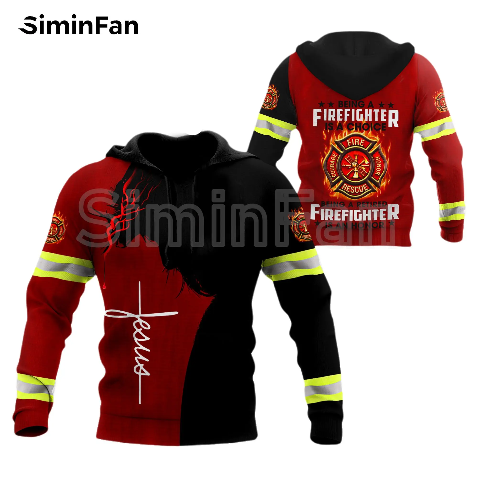 

Firefighter Fireman Camo Mens 3D Print Hoodies Unisex Casual Sweatshirt Harajuku Pullover Women Tracksuit Coat Hip-Hop Jacket 19