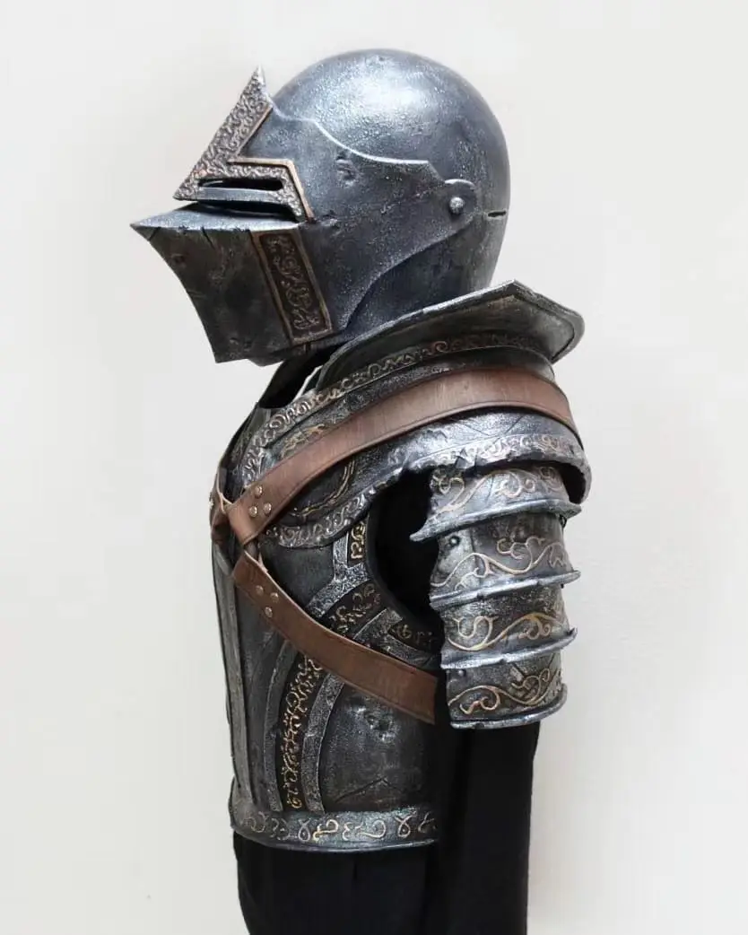 Wearable European medieval vintage knight armor Movie hallowen cosplay stage show costume