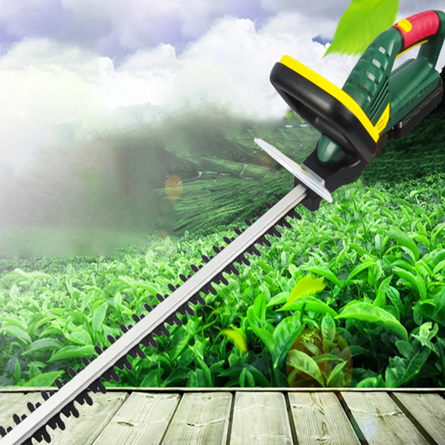 Cordless Hedge Trimmer Pruning Machine 20V Household Garden Grass Cutter Electric Trimmer Tree Cutting Shear Tool YL 580E AliExpress