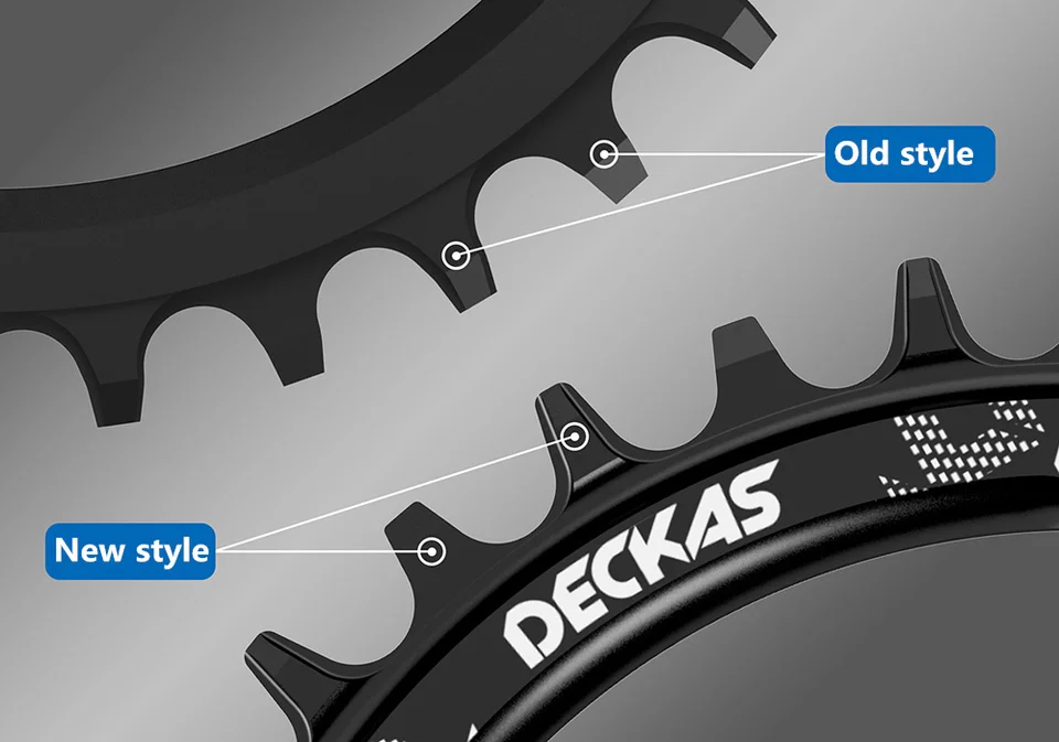 DECKAS 120BCD 36T/38/40/42/44T マウンテン自転車クランクチェーン