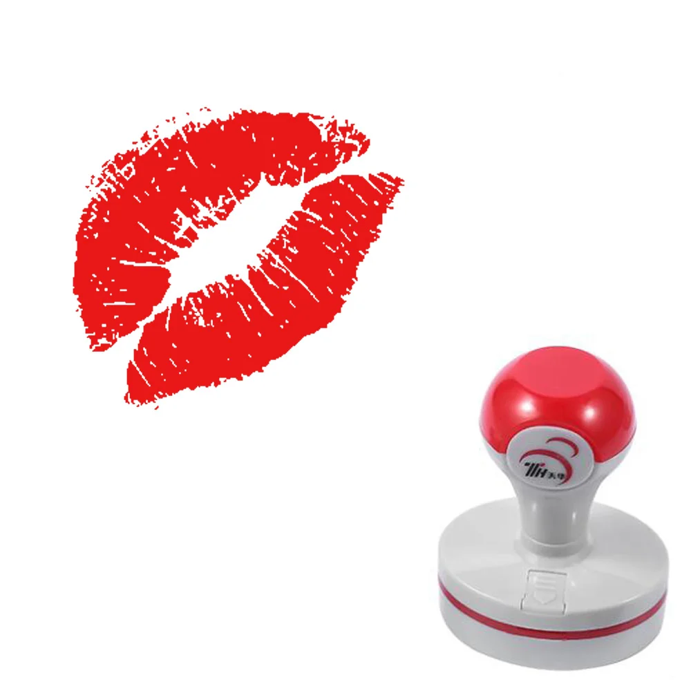 1 PCS Sexy Lips Kiss Self-Inking Photosensitive Planner Scrapbooking Stamps for Card Making Book Journal Art Supplies