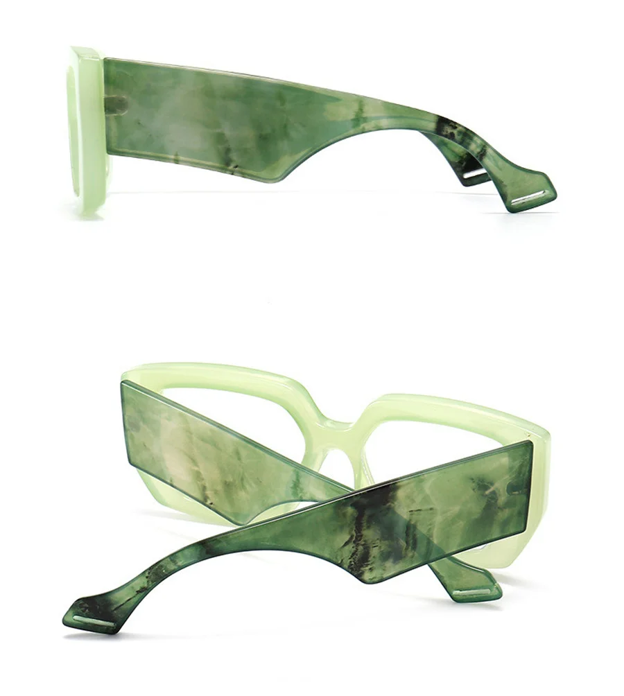 Neue Fashion Square Frauen Brille Rahmen Luxus Klar Anti-Blu-Ray Frühling Scharnier Breite Beine Brillen Männer Optische Polygon rahmen – Detail 8