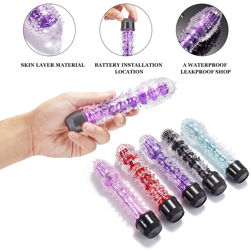 G-Spot Stimulating Vibration Stick Jewels Strong G Spot Vibrators Sex Toys For Female Adult Products