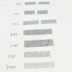 All Size Zebra SCRATCH OFF STICKER LABEL 1000pcs Pattern Tape In Rolls