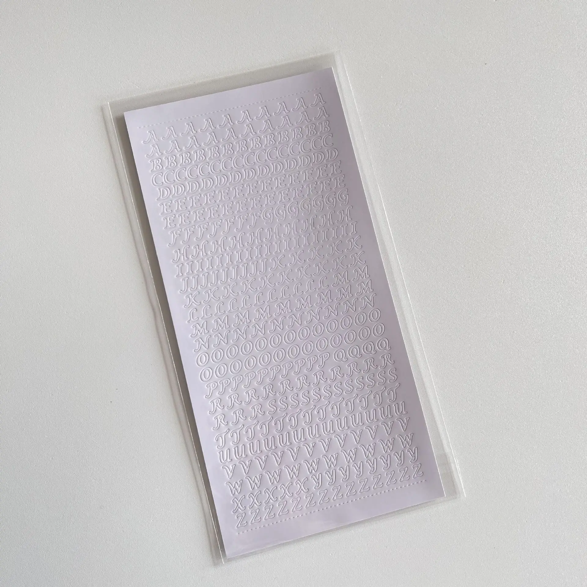 Silver Diy Stickers Intricate Number Letter Stickers Embossed Card Album Stickers For Scrapbooking Enthusiasts New 2025