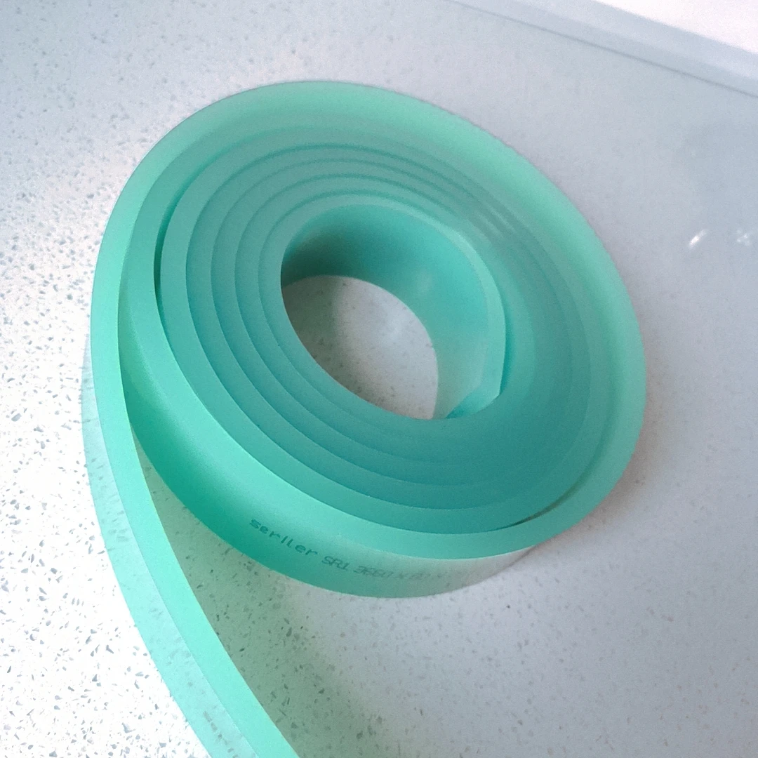 50mm*9mm*Choose Length High Quality 75A Durometer Screen Printing Squeegee Rubber Strip/Adhensive Tape
