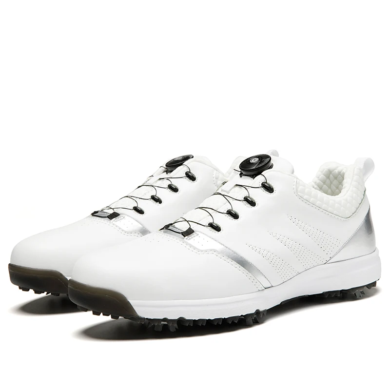 new-waterproof-golf-shoes-outdoor-professional-quick-lacing-golf-sneakers-size-38-45-white-black-athletic-sneakers