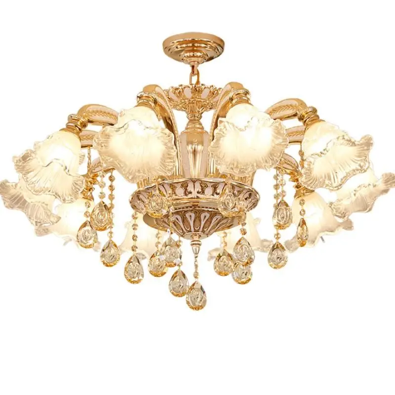 

Gold crystal chandelier modern lighting for living room dinning room Chandelier lights Crystal k9 chandeliers Crystal Lights