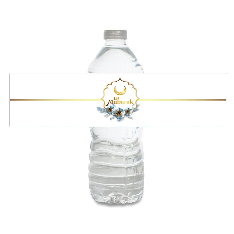 

Eid Mubarak Water Bottle Labels Eid Labels Drink Wrapper Muslim Theme Party Decoration Supplies