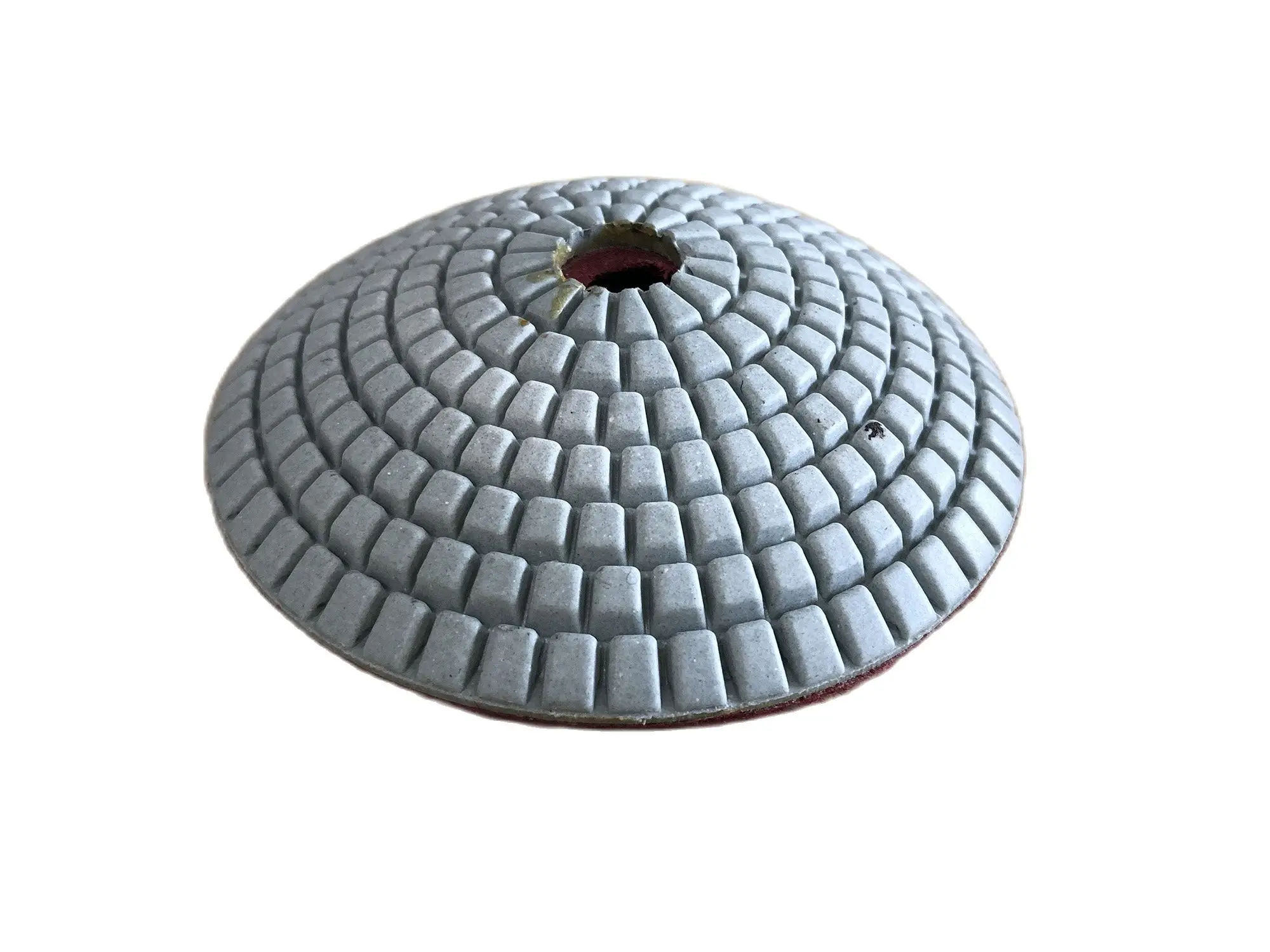 

4 Inch 100mm Flexible Abrasive Convex Disc Diamond Convex Wet Polishing Pad For Stone Sink Marble Granite Concrete And Quartz