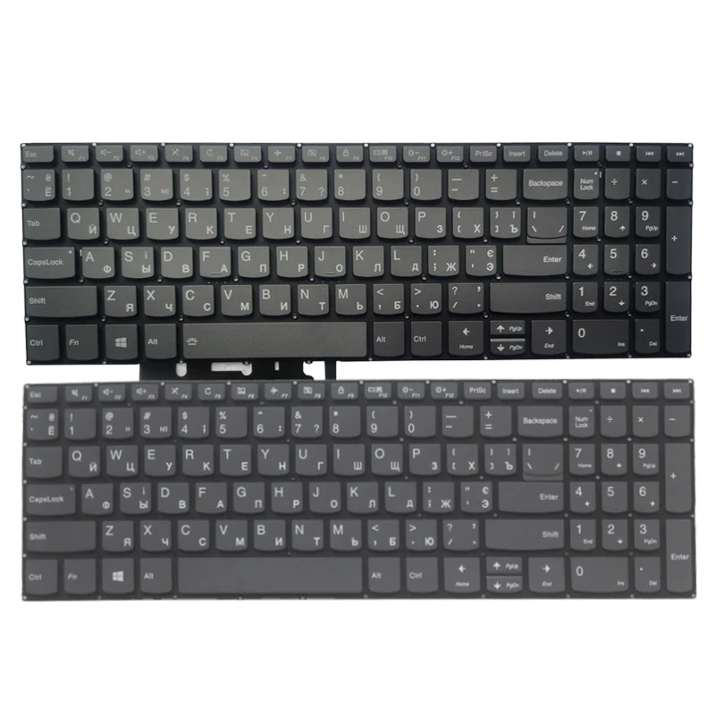 Teclado do portátil para Lenovo Ideapad, russo/us/uk/espanhol/francês, novo