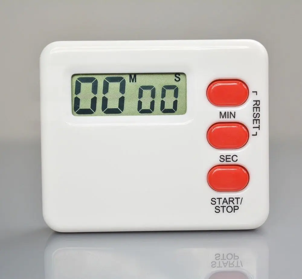 

WFAU Sport Timer Mini Countdown Clock LCD Study 99 Minute Rest Kitchen Digital