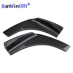 2PCS Universal Front Bumper Lip Splitter Deflector Spoiler Scratch Resistant Wing Shovels Bumper Deflector Protection Canard Lip