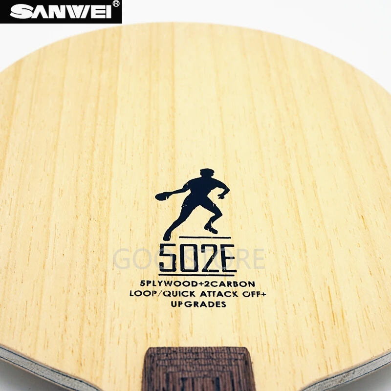 SANWEI CC Carbon 502E 5 Ply Wood+2 Carbon OFF++ Training Original SANWEI Table Tennis Blade Ping Pong Racket Bat Paddle 4