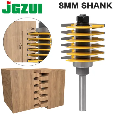 Adjustable Router Bit 8mm 12mm 2 Teeth JGZUI