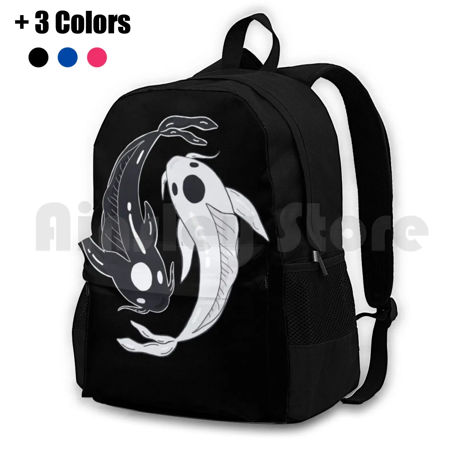 Tui And La Outdoor Hiking Backpack Riding Climbing Sports Bag The Last Airbender The Last Airbender Tui La Moon Spirt Ocean