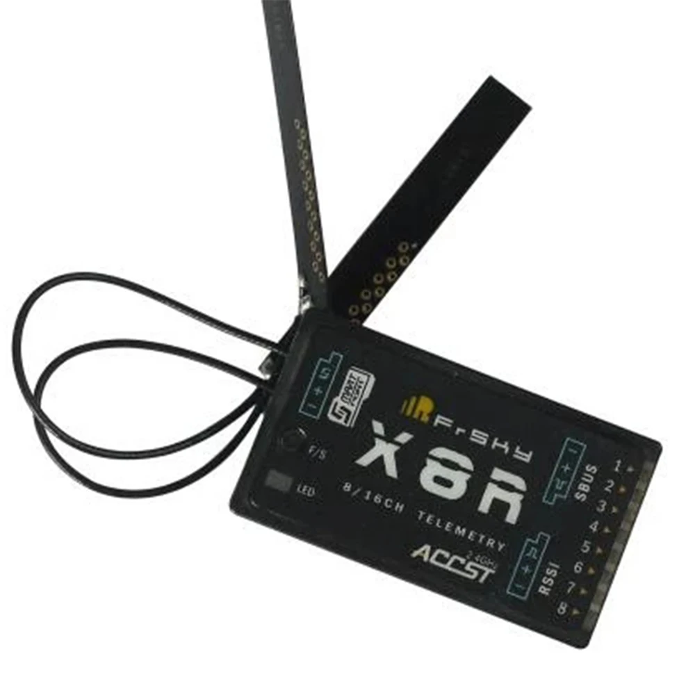 Free Shipping FrSky X6R X8R 2.4G S.Port 8/16ch Telemetry Receiver X8R for Taranis X9D X9D PLUS- PCB Antenna