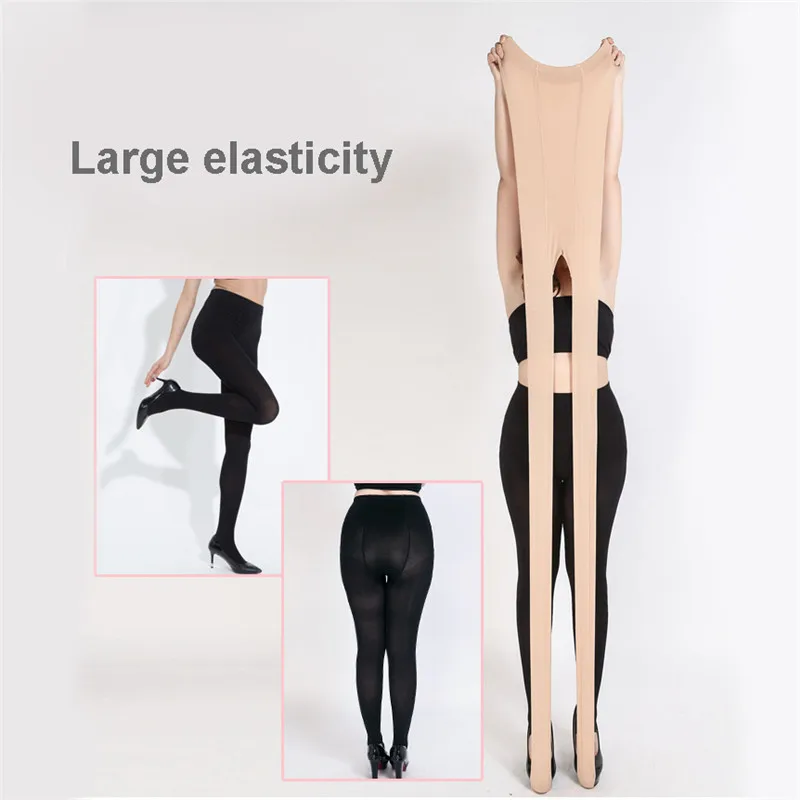 Pantimedias de terciopelo de talla grande para mujer, pantimedias DE ALTO elástico, 40-100KG