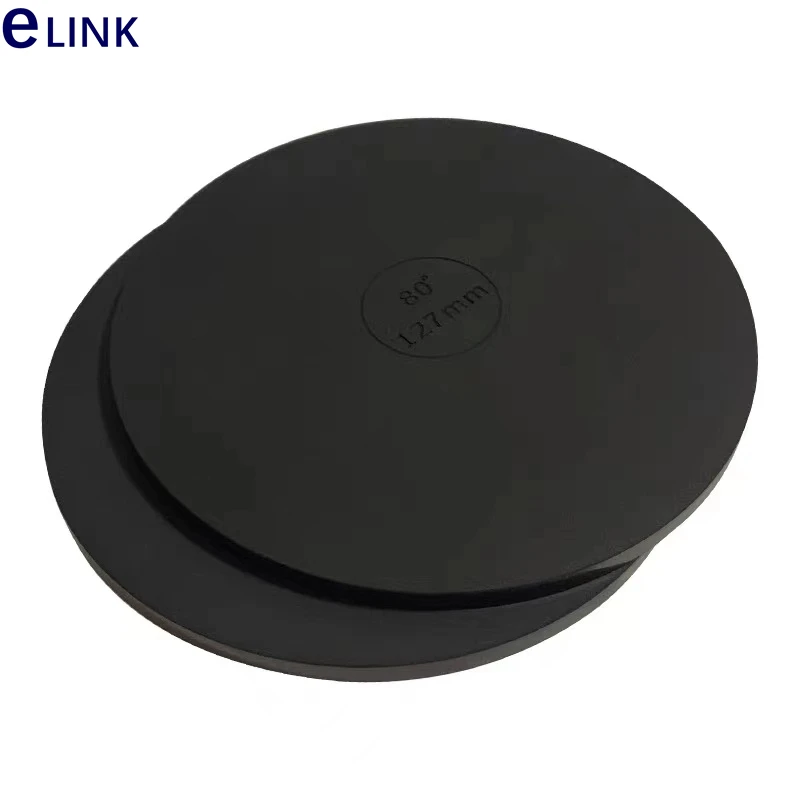 Imagem -03 - Optical Fiber Grinder Rubber Pad Corners Pressurizado 127 mm Round Polishing Paper Pad Manual Plate Glass