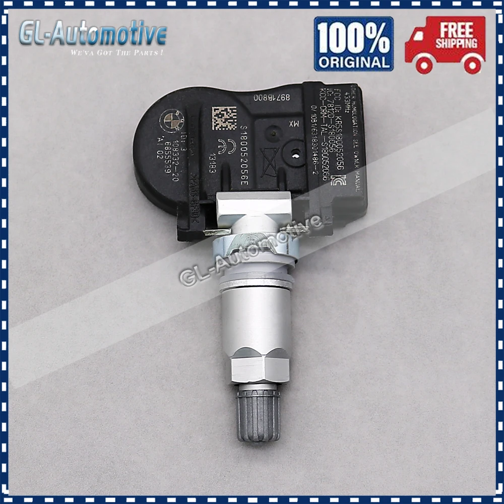 Set of (4) TPMS 707355-10 Tire Pressure Sensor for Mini Mini F56 F16 F15 F39 F48 I12 F34 F30 F46 F20 707355 10 433MHZ