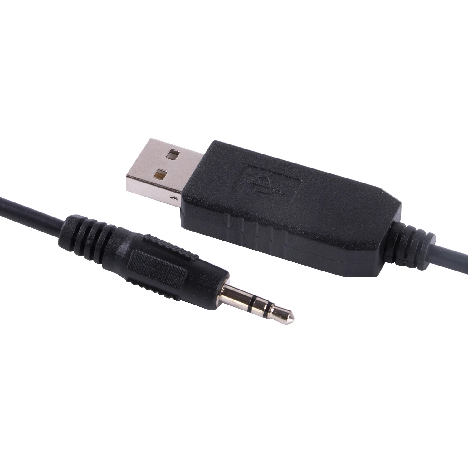 Prolific PL2303GT USB to RS232 Serial 3Poles 3.5mm Stereo Audio Jack Plug Adapter Converter Data Transmission Cable