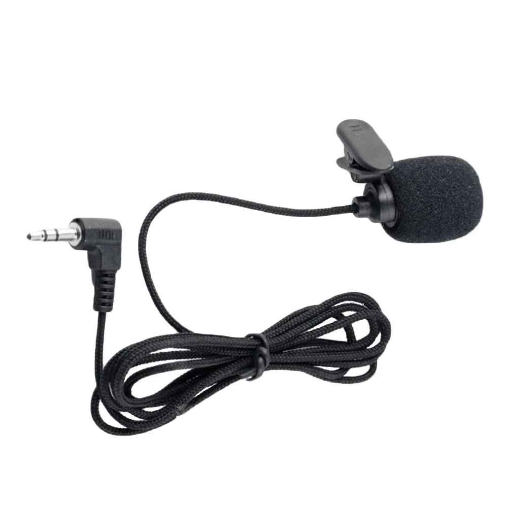 3.5mm Wired Microphone Headset Tie Clip Mic for Lectures Teaching Conference Guide Studio Mic Loudspeaker Amplifier