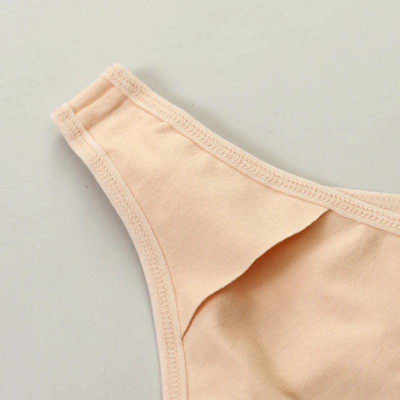 Sexy Women Cotton G String Thongs Low Waist Seamless Female Underpants Comfortable Ladies Underwear Lingerie Panties T-back Hot