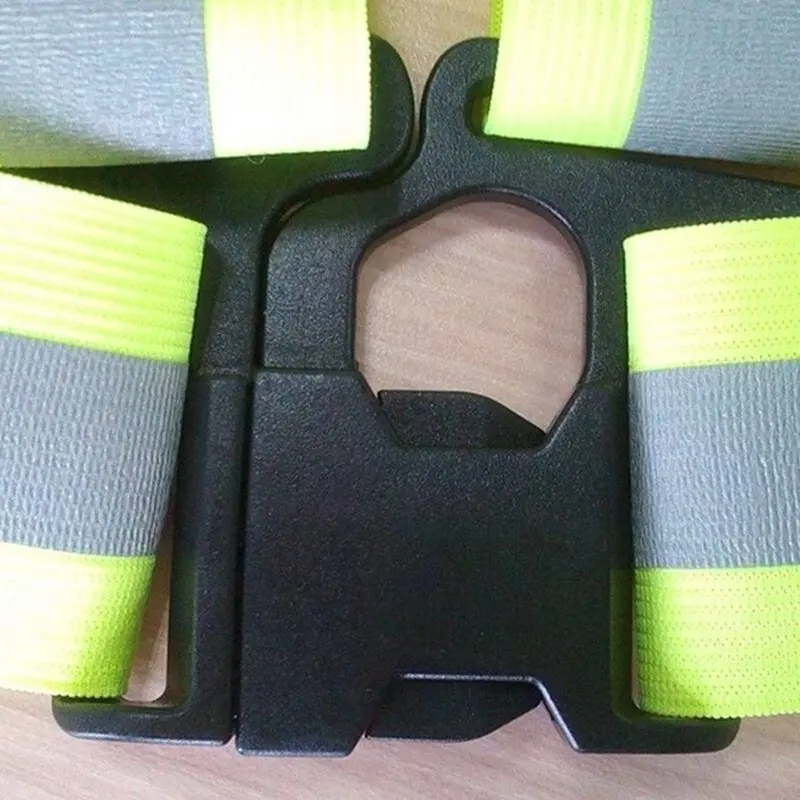 Bike Safe Reflective Strip Safety Vest Belt for Construction Traffic Visibility Security Jacket Reflective Strips Wear Uniforms