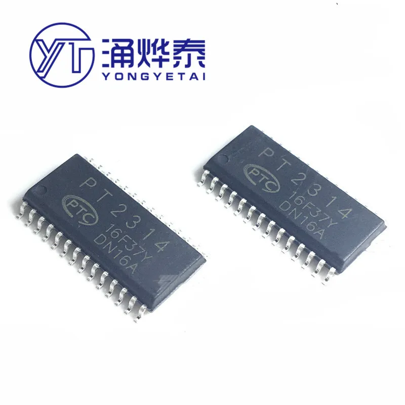 TAI 10PCS PT2314 PT2314E PT2314L Patch Tone Adjustment Circuit Four Input Sound Quality Processing SOP28