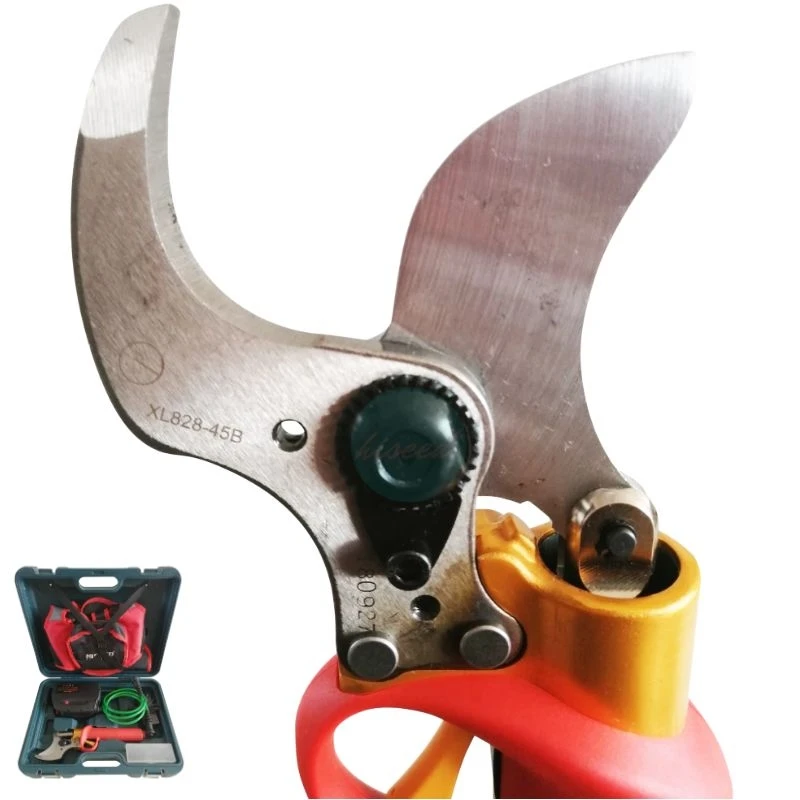 HISEED 828-50 50MM Cut Fruit Tree Lithium Electric Scissors Branch Pruning Shears Rechargeable Powerful 8-10h