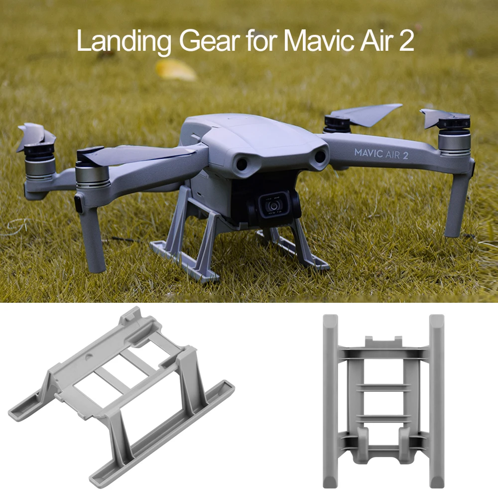 مجموعة وصلات معدات الهبوط لـ DJI Mavic Air 2/AIR 2S حامل حماية الارتفاع زيادة موسع الساق سلامة القدم Gimbal الحرس