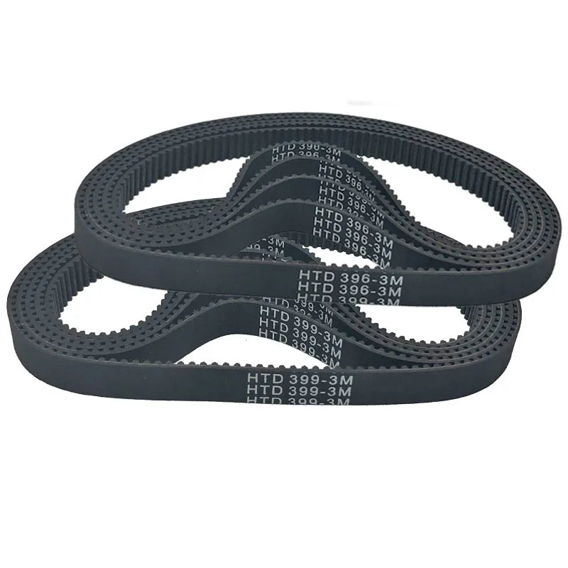 

Rubber Timing Belt 130-133 Teeth Perimeter 390-399mm HTD390-3M HTD393-3M HTD396-3M HTD399-3M Power Transmission Parts